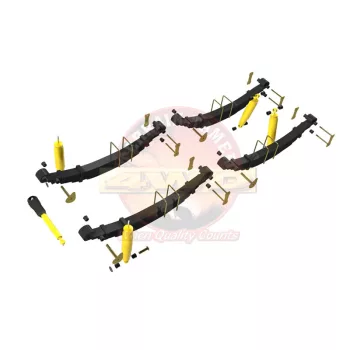   Terrain Tamer felfüggesztés készlet emelés +40mm erősített +100kg terhelésig elöl +275kg terhelésig hátul Toyota Landcruiser BJ70|73|74 FJ70|73 1984-> HZJ70|73 PZJ70|73 1990-> szintszabályzás nélküli modellek