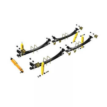   Terrain Tamer felfüggesztés készlet gyári erősségű lengéscsillapítóval +65kg terhelésig elöl +80kg terhelésig hátul emelés +40mm Toyota LandcruiserBJ40|42 FJ40 1980-> szintszabályzás nélküli modellek
