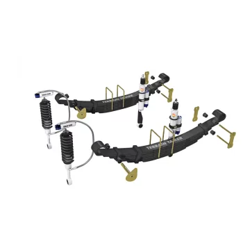   Terrain Tamer felfüggesztés készlet PRO lengéscsillapítókkal emelés +40mm erősített +100kg terhelésig elöl +300kg terhelésig hátul Toyota Hilux GGN25 KUN25|26 2004-> szintszabályzás nélküli modellek