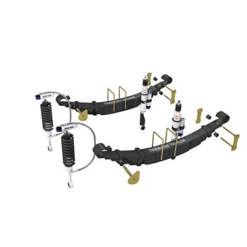   Terrain Tamer felfüggesztés készlet PRO lengéscsillapítókkal emelés +40mm erősített +100kg terhelésig elöl +300kg terhelésig hátul Nissan Navara D40 2.5L Diesel|V6 3.00L Dieselhez 2005-> szintszabályzás nélküli modellek