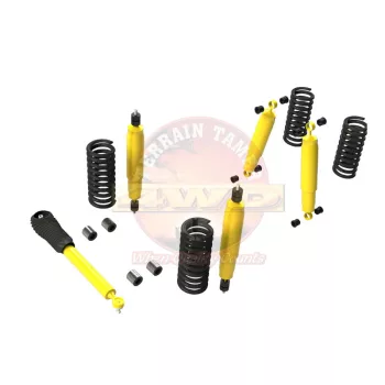   Terrain Tamer felfüggesztés készlet emelés +40mm erősített +30kg terhelésig elöl+100kg terhelésig hátul Land Rover Discovery series 1 1991-1999 Range Rover 1972-1995 szintszabályzás nélküli modellek