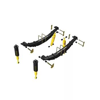   Terrain Tamer felfüggesztés készlet szerelt rugóstaggal emelés +40mm +100kg terhelésig elöl +300kg terhelésig hátul Mitsubishi L200 MQ 2015-> MR 2019-> Fiat Fullback 2016-> szintszabályzás nélküli modellek