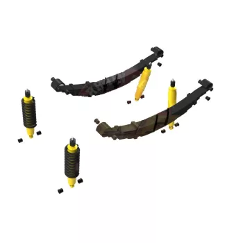   Terrain Tame  Emelő szettemelés +40mm erősített +50kg terhelésig elöl +100kg terhelésig hátul Nissan Navara D23 NP300 2014-> szintszabályzás nélküli modellek