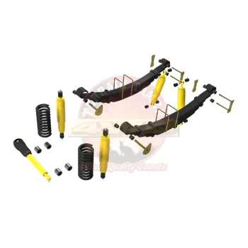   Terrain Tamer felfüggesztés készlet emelés +40mm erősített +100kg terhelésig elöl +200kg terhelésig hátul Toyota Landcruiser HZJ71|74 1999->szintszabályzás nélküli modellek