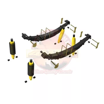   Terrain Tamer felfüggesztés készlet emelés +40mm erősített +100kg terhelésig elöl +500kg terhelésig hátul Volkswagen Amarok V6 2011-> szintszabályzás nélküli modellek