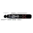 Skyjacker Black Max Lift 8,5" rear hydro shock - Ford F250 05-16, F350 05-16