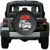 Snake4x4 Spare wheel Blanket black with 4WD subtitle