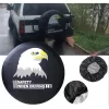 Snake4x4 spare wheel cover with eagle pattern