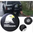Snake4x4 spare wheel cover with eagle pattern