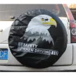 Snake4x4 Spare wheel Blanket with eagle pattern