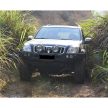 Snake4X4 front steel bump with whistling holder Toyota Landcruiser 120