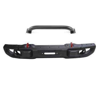   Snake4x4 Front Steel Bumper with Winch Plate Tubing Jeep Wrangler JL 2018+