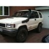   Snake4x4 Šnorchl / zvýšené sání pro - Isuzu Trooper 1992-2002, Opel Monterey 1992-1997, 3,1l