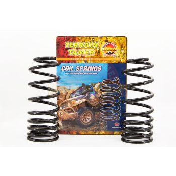   Terrain Tamer Coils spirálrugó hátsó +40mm +100−300Kg Progresszív Toyota FJ Cruiser 2006-> Landcruiser GRJ KDJ KZJ RZJ 120 2002-> GRJ KDJ 150 2009-> GDJ 150 2015->