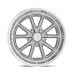 Alumínium felni 17x7 ET1 5x114.3 U111 Rambler Matte GUN Metal Machined US Mags