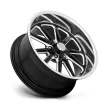 Alumínium felni 20x8 ET1 5x127 U117 Rambler Gloss Black Milled US Mags