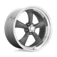 Alumínium felni 20x10 ET6 5x127 VN215 Classic Torq Thrust II MAG Gray W/ Machined LIP American Racing