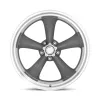   Alumínium felni 15x8 ET0 5x114.3 VN215 Classic Torq Thrust II MAG Gray W/ Machined LIP American Racing
