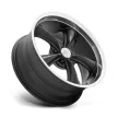 Alumínium felni 18x9.5 ET-4 5x114.3 VN338 Boss TT Textured Black W/ Diamond CUT LIP American Racing