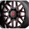   Alumínium felni 20x9 ET18 6x139,7 XD820 Grenade Satin Black Milled/Red Clear Coat XD Series