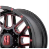   Alumínium felni 20x9 ET18 6x139,7 XD820 Grenade Satin Black Milled/Red Clear Coat XD Series