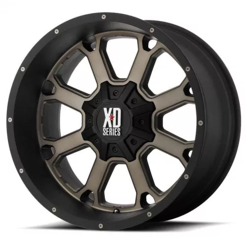 Alumínium felni 20x10 ET-24 5x127/5x139.7 XD825 Buck Matte Bronze/Dark Lip XD Series