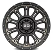 Alumínium felni 20x10 ET-24 6x139,7 XD829 Hoss II Satin Black/Machined Dark Tint XD Series
