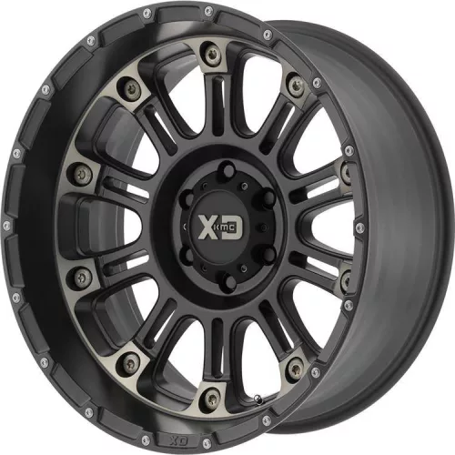 Alumínium felni 20x9 ET18 6x139,7 XD829 Hoss II Satin Black/Machined Dark Tint XD Series