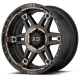 Alumínium felni 20x10 ET-18 6x139,7 XD840 Spy II Satin Black/Dark Tint XD Series
