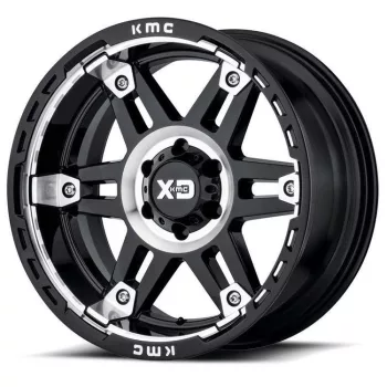   Alumínium felni 17x8 ET18 6x139,7 XD840 Spy II Gloss Black Machined XD Series