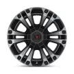 Alumínium felni 20x9 ET0 6x135/6x139,7 XD851 Monster 3 Satin Black W/ Gray Tint XD Series