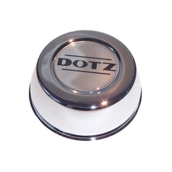   DOTZ zárt krómozott acél felni kupak logóval - ezüst - 38mm